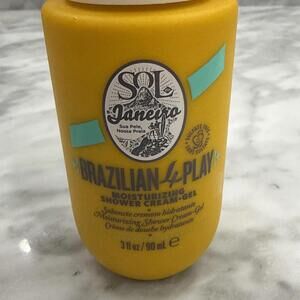 Sol de Janeiro Brazilian 4 Play Moisturizing Shower Cream Gel 3 oz 90ml Sealed